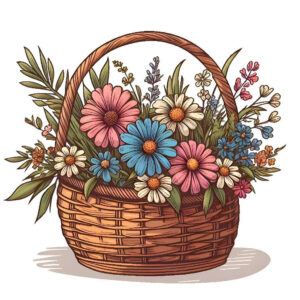 Flower basket - Giỏ hoa